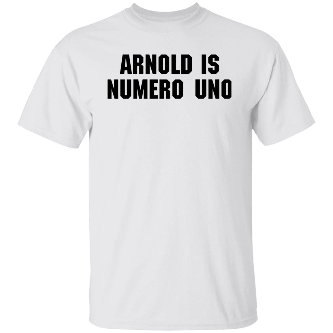 Olivier Wearing Arnold Is Numero Uno Tee Scramble Store Olivier Wearing Arnold Is Numero Uno Tee Scramble Store