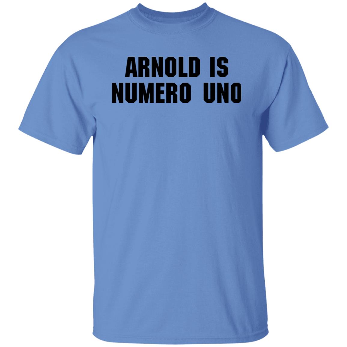Olivier Wearing Arnold Is Numero Uno Tee Scramble Store Olivier Wearing Arnold Is Numero Uno Tee Scramble Store