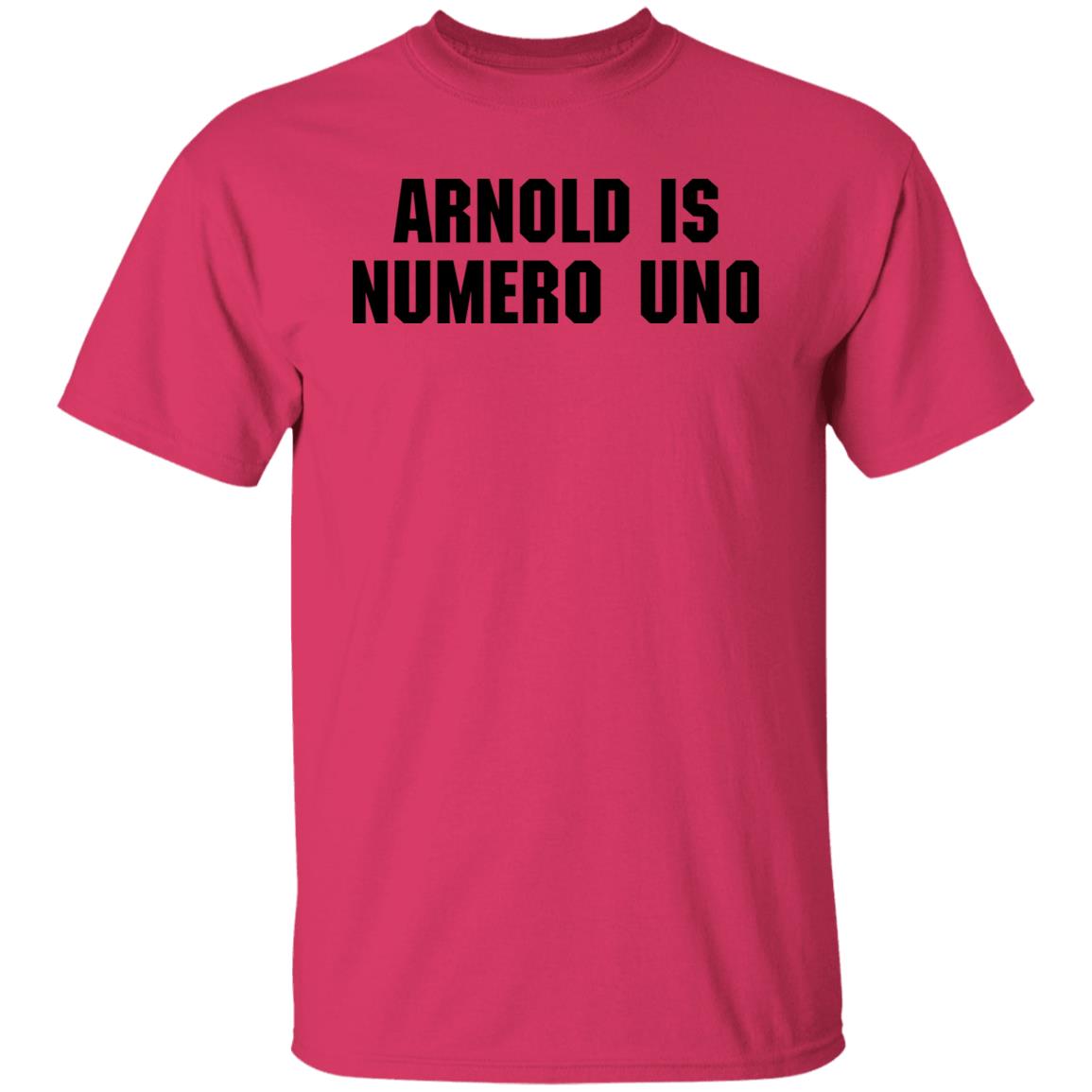 Olivier Wearing Arnold Is Numero Uno Tee Scramble Store Olivier Wearing Arnold Is Numero Uno Tee Scramble Store