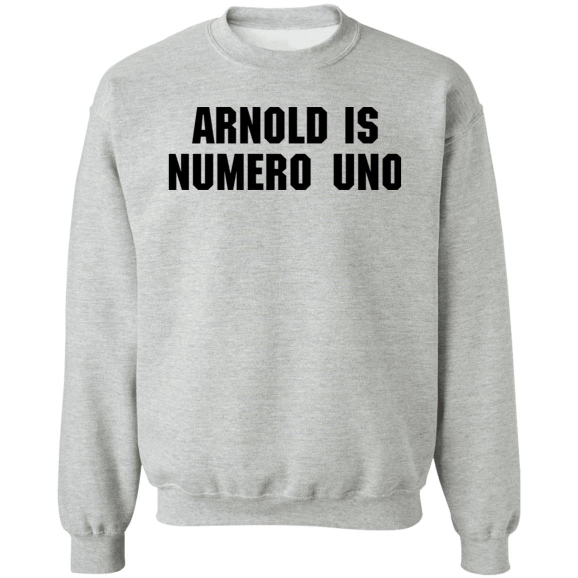 Olivier Wearing Arnold Is Numero Uno Tee Scramble Store Olivier Wearing Arnold Is Numero Uno Tee Scramble Store