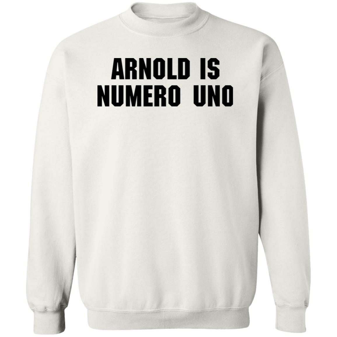 Olivier Wearing Arnold Is Numero Uno Tee Scramble Store Olivier Wearing Arnold Is Numero Uno Tee Scramble Store